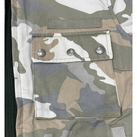 NWT Zadig & Voltaire Women's Kavy Camou Jacket camouflage Military Jacket Size L - Picture 12 of 16